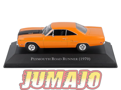 AC27 Voiture 1/43 IXO altaya américaines PLYMOUTH Road Runner 1970