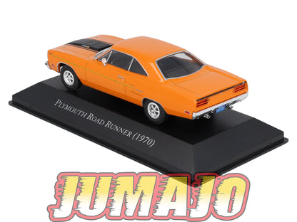 AC27 Voiture 1/43 IXO altaya américaines PLYMOUTH Road Runner 1970