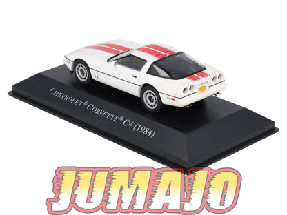 AC34 Voiture 1/43 IXO altaya Voitures américaines : CHEVROLET Corvette C4 1984