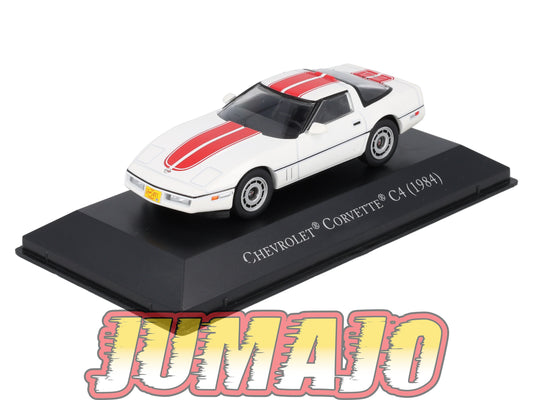 AC34 Voiture 1/43 IXO altaya Voitures américaines : CHEVROLET Corvette C4 1984