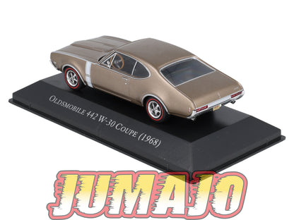AC39 Voiture 1/43 IXO altaya américaines OLDSMOBILE 442 W-30 Coupe 1968
