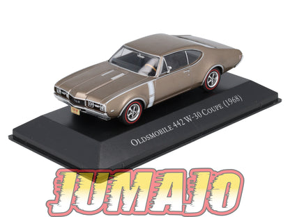 AC39 Voiture 1/43 IXO altaya américaines OLDSMOBILE 442 W-30 Coupe 1968