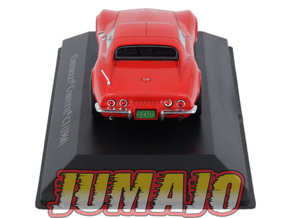 AC404 Voiture 1/43 IXO altaya Voitures américaines : CHEVROLET Corvette C3 1968