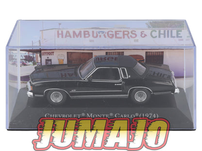 AC51 Voiture 1/43 IXO altaya américaines CHEVROLET Monte Carlo 1974