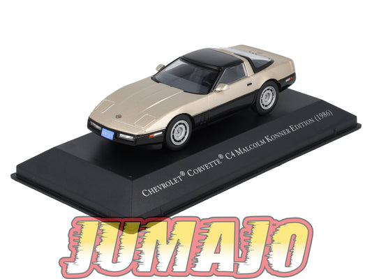 AC95 Voiture 1/43 IXO altaya américaines CHEVROLET Corvette C4 Malcolm Konner 1986