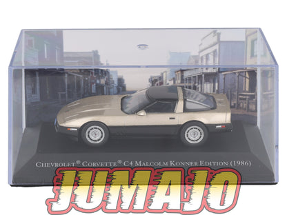 AC95 Voiture 1/43 IXO altaya américaines CHEVROLET Corvette C4 Malcolm Konner 1986