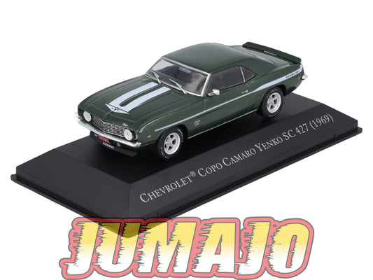 AC98 Voiture 1/43 IXO altaya Voitures américaines CHEVROLET Copo Camaro Yenko SC 427 1969