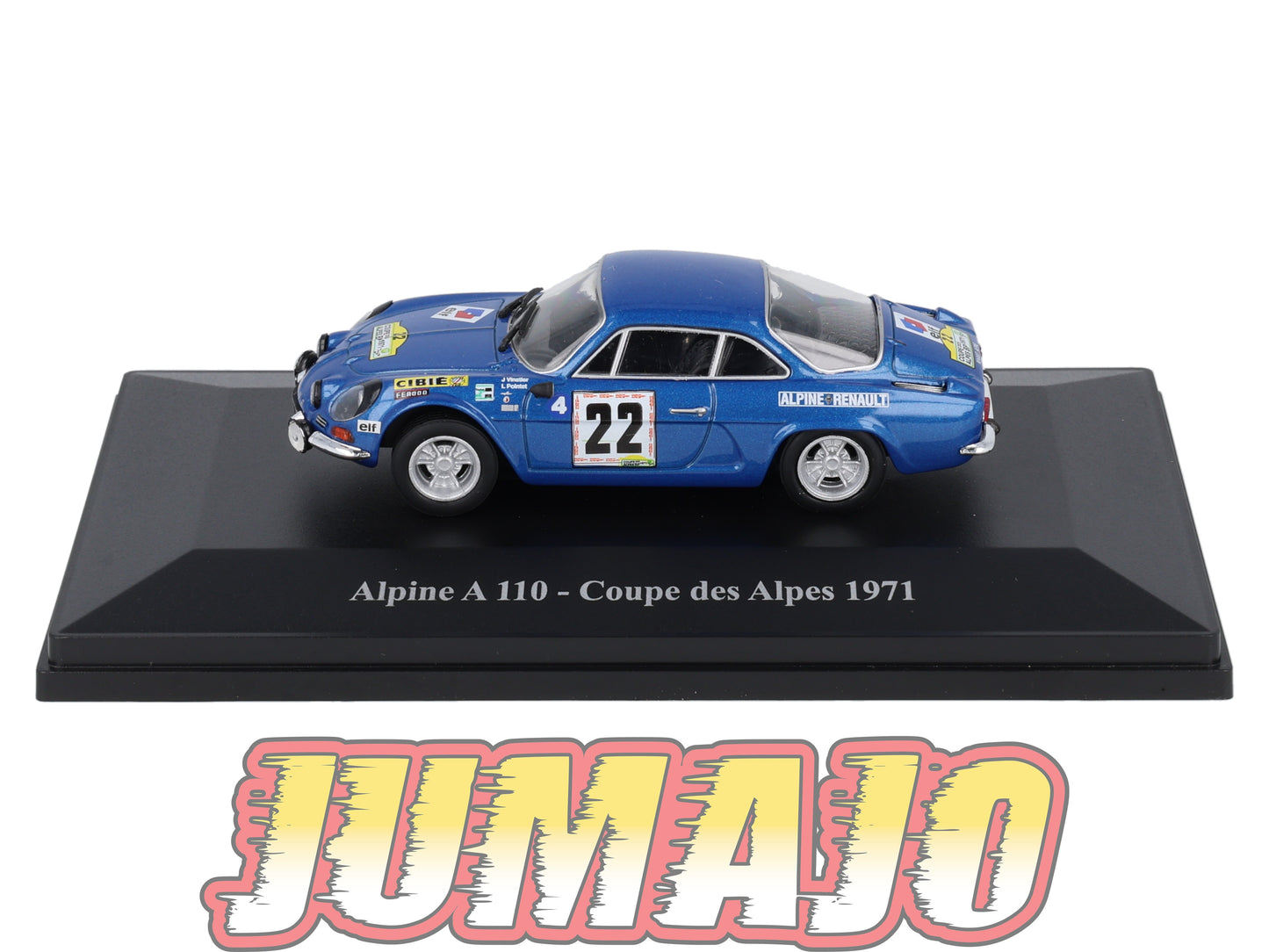 ALP13 Voiture 1/43 Eligor RENAULT Alpine A 110 Coupe des Alpes 1971 #22