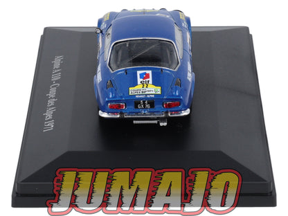 ALP13 Voiture 1/43 Eligor RENAULT Alpine A 110 Coupe des Alpes 1971 #22