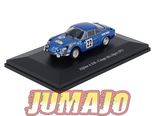 ALP13 Voiture 1/43 Eligor RENAULT Alpine A 110 Coupe des Alpes 1971 #22