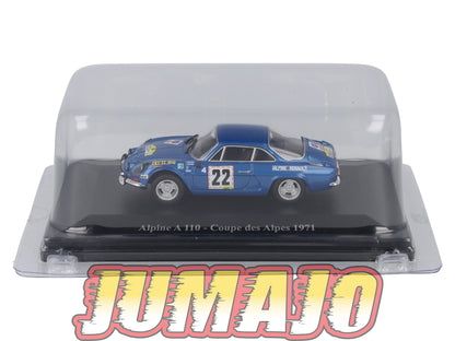 ALP13 Voiture 1/43 Eligor RENAULT Alpine A 110 Coupe des Alpes 1971 #22