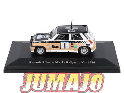 ALP14 Voiture 1/43 Eligor RENAULT 5 Turbo Maxi rallye du Var 1986 #1