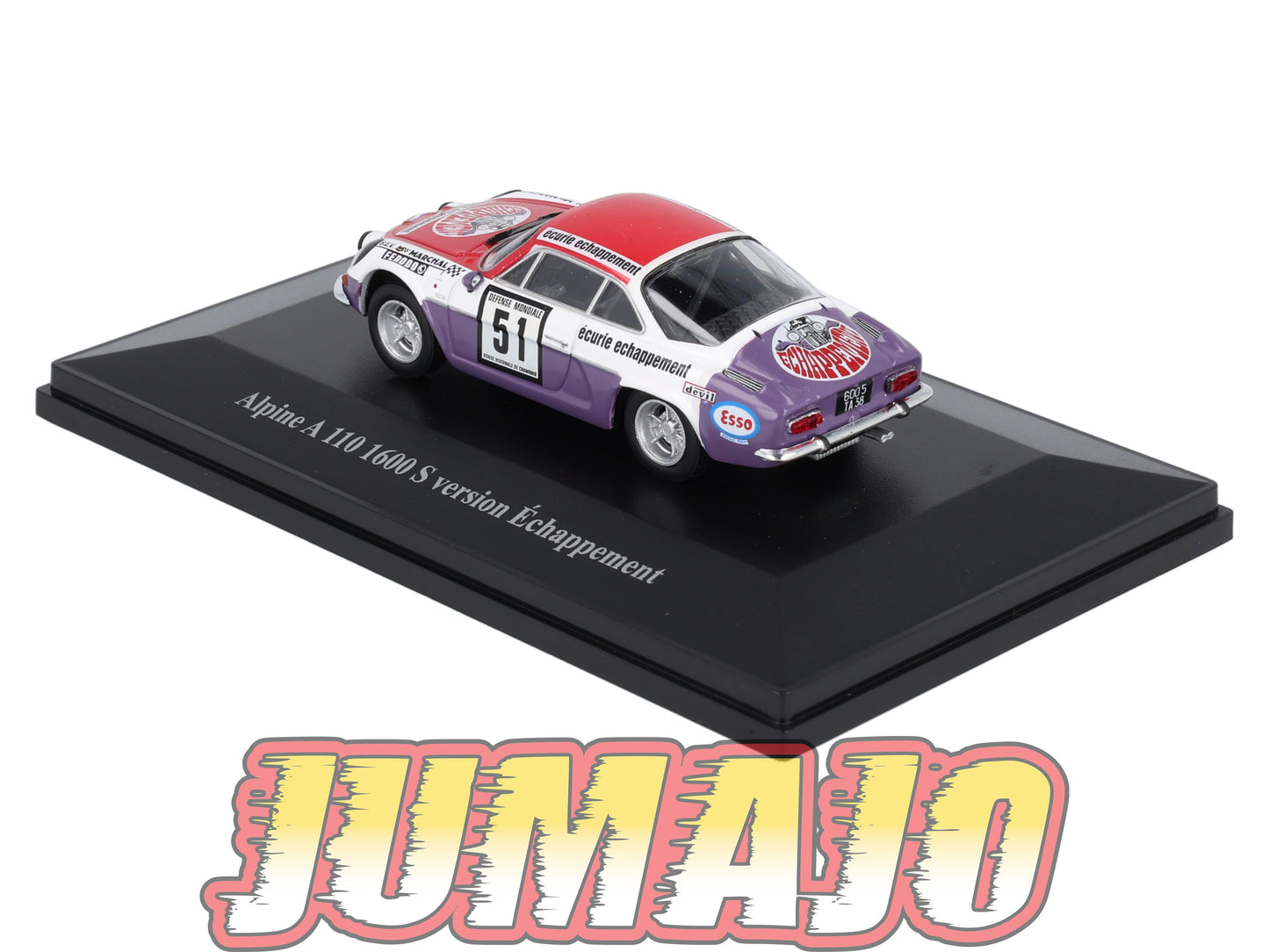 ALP15 Voiture 1/43 Eligor RENAULT Alpine 110 1600 S Version Echappement #51