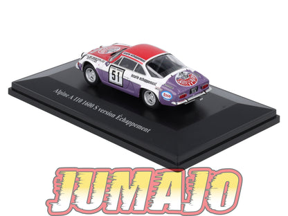 ALP15 Voiture 1/43 Eligor RENAULT Alpine 110 1600 S Version Echappement #51