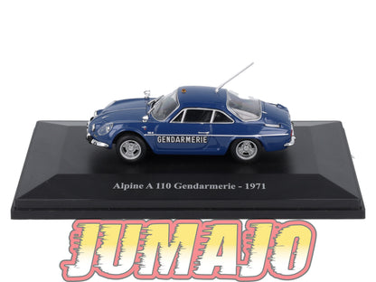ALP17 Voiture 1/43 Eligor RENAULT Alpine A 110 Gendarmerie 1971