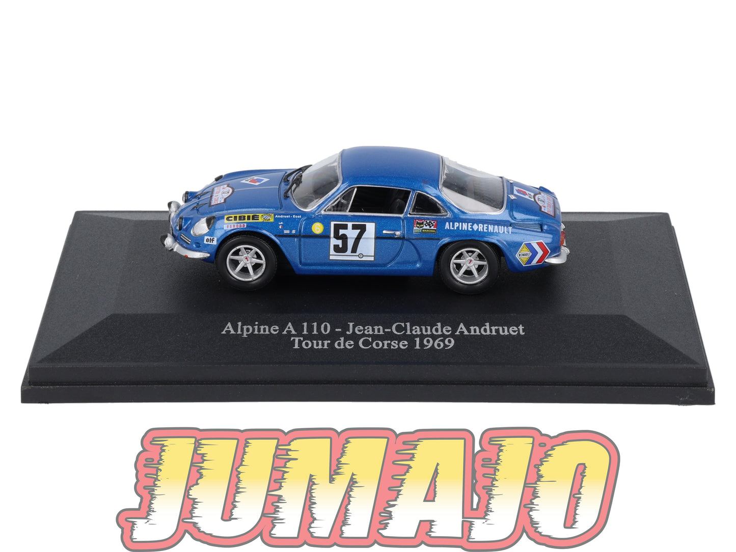 ALP1 Voiture 1/43 Eligor RENAULT Alpine A 110 Tour de Corse Andruet #57 1969