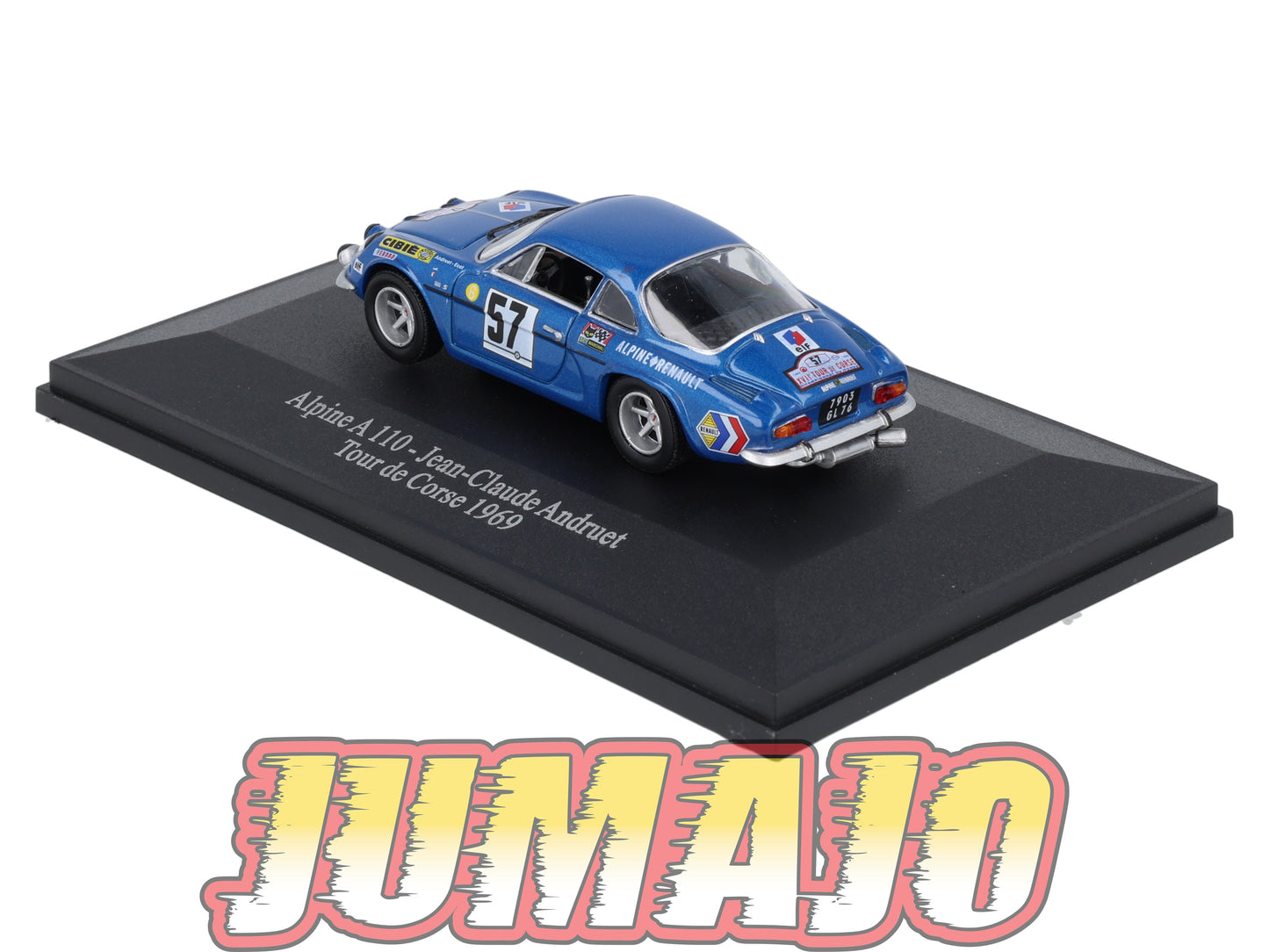 ALP1 Voiture 1/43 Eligor RENAULT Alpine A 110 Tour de Corse Andruet #57 1969