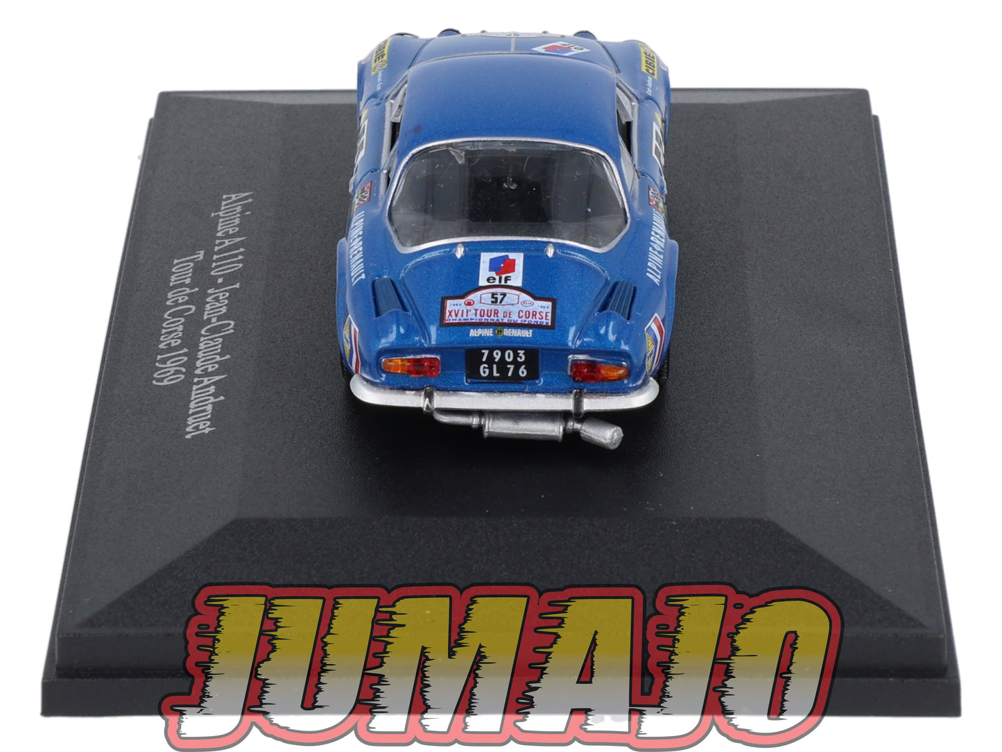 ALP1 Voiture 1/43 Eligor RENAULT Alpine A 110 Tour de Corse Andruet #57 1969