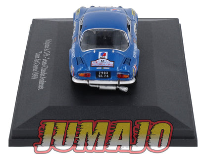 ALP1 Voiture 1/43 Eligor RENAULT Alpine A 110 Tour de Corse Andruet #57 1969