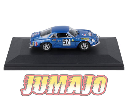 ALP1 Voiture 1/43 Eligor RENAULT Alpine A 110 Tour de Corse Andruet #57 1969