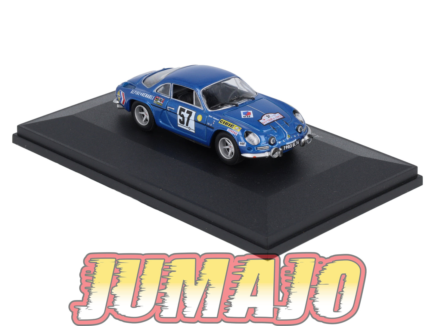 ALP1 Voiture 1/43 Eligor RENAULT Alpine A 110 Tour de Corse Andruet #57 1969