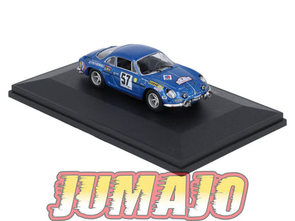 ALP1 Voiture 1/43 Eligor RENAULT Alpine A 110 Tour de Corse Andruet #57 1969
