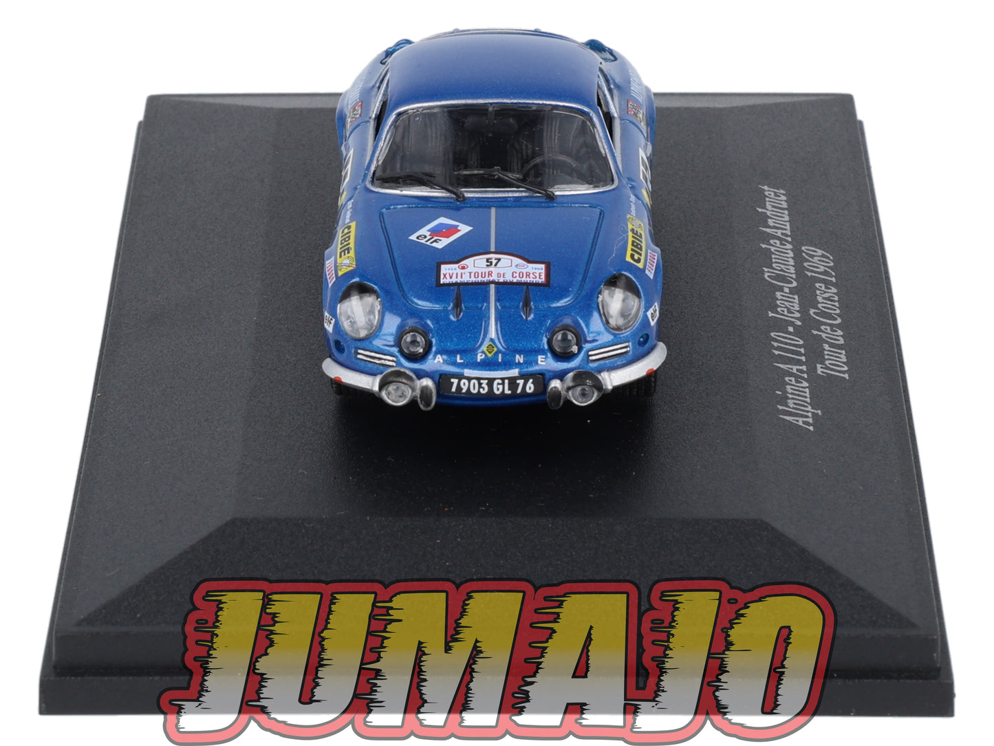 ALP1 Voiture 1/43 Eligor RENAULT Alpine A 110 Tour de Corse Andruet #57 1969