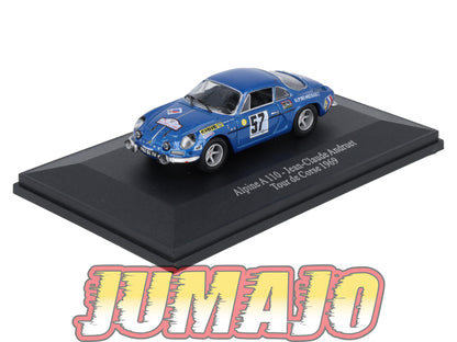 ALP1 Voiture 1/43 Eligor RENAULT Alpine A 110 Tour de Corse Andruet #57 1969