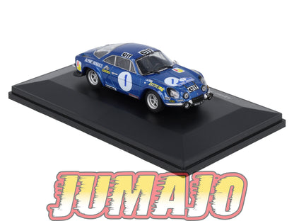 ALP22 Voiture 1/43 Eligor RENAULT Alpine A 110 Rallye De L'Acropole 1973