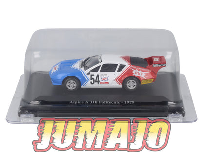ALP33 Voiture 1/43 Eligor RENAULT Alpine A 310 Politecnic 1979 #54