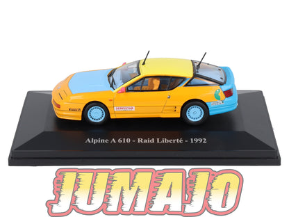 ALP34 Voiture 1/43 Eligor RENAULT Alpine A 610 Raid Liberté 1992