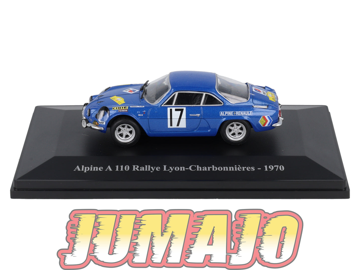ALP52 Voiture 1/43 Eligor RENAULT Alpine A 110 Lyon Charbonnières 1970 #17