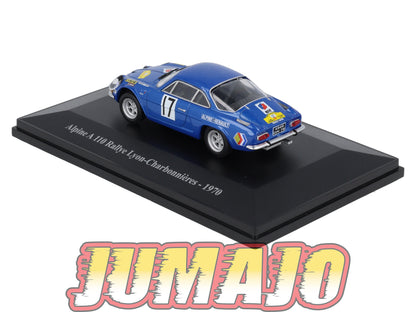 ALP52 Voiture 1/43 Eligor RENAULT Alpine A 110 Lyon Charbonnières 1970 #17