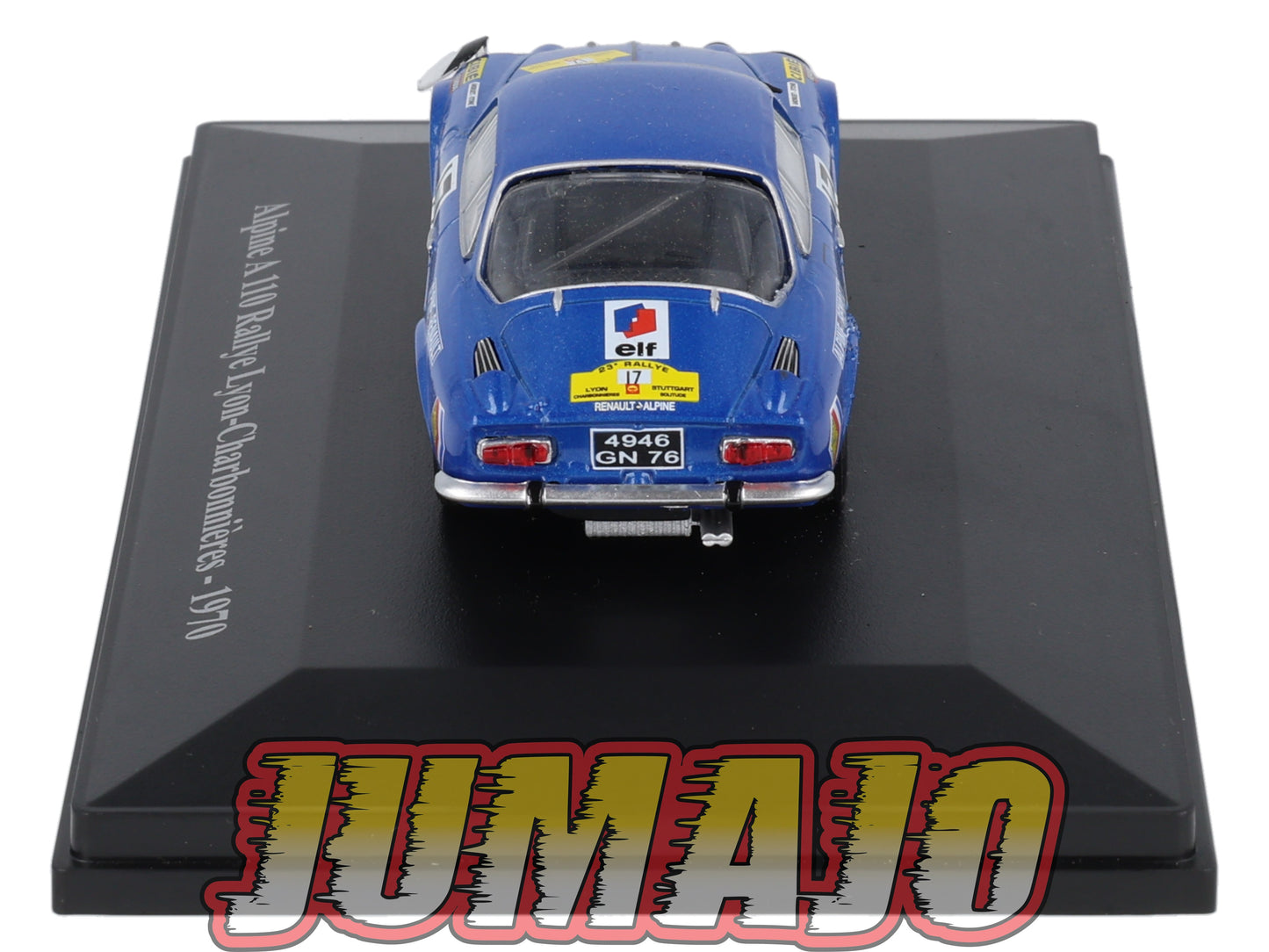 ALP52 Voiture 1/43 Eligor RENAULT Alpine A 110 Lyon Charbonnières 1970 #17