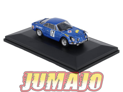 ALP52 Voiture 1/43 Eligor RENAULT Alpine A 110 Lyon Charbonnières 1970 #17