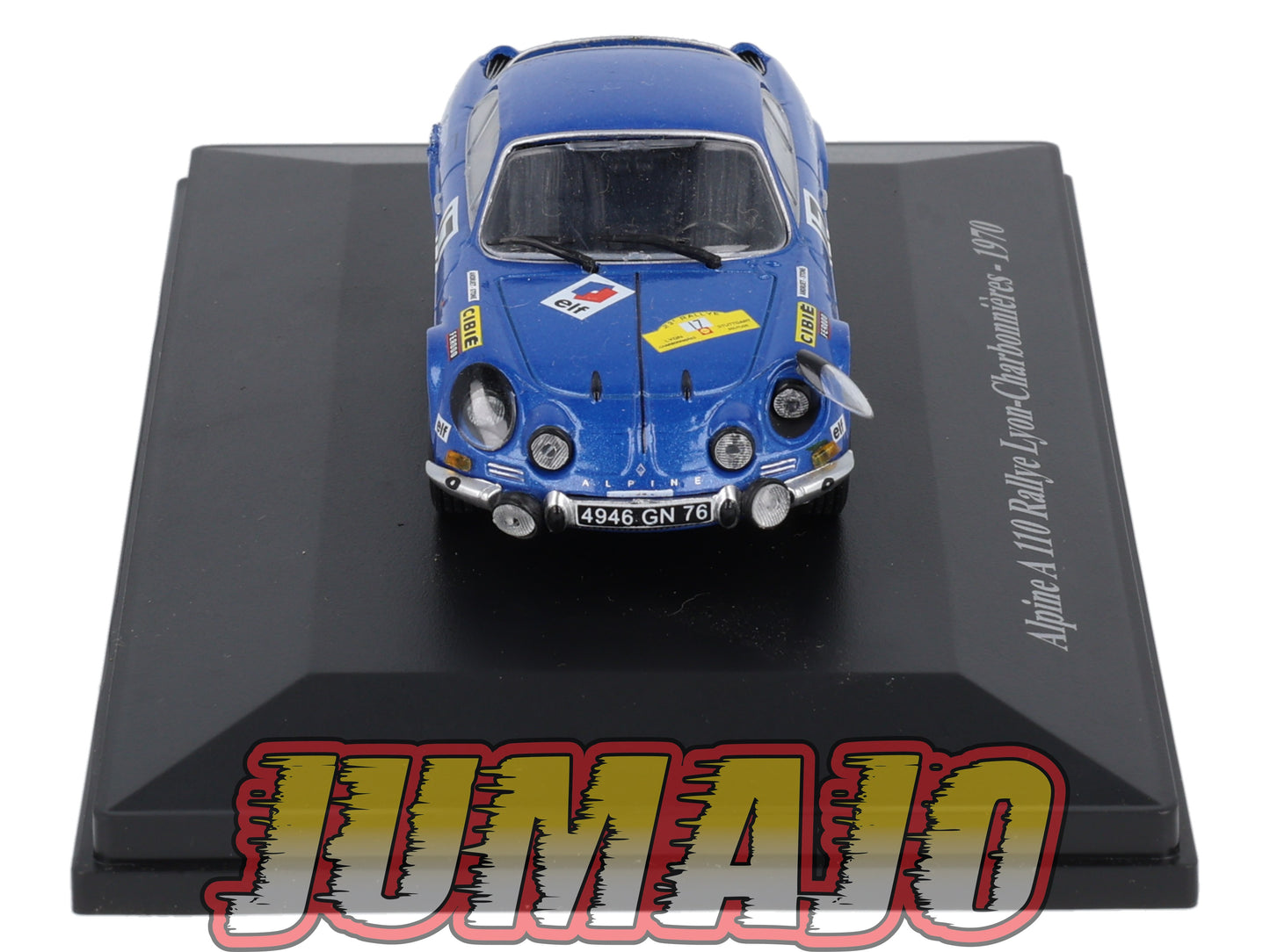 ALP52 Voiture 1/43 Eligor RENAULT Alpine A 110 Lyon Charbonnières 1970 #17