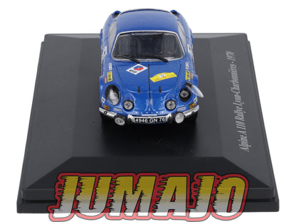 ALP52 Voiture 1/43 Eligor RENAULT Alpine A 110 Lyon Charbonnières 1970 #17
