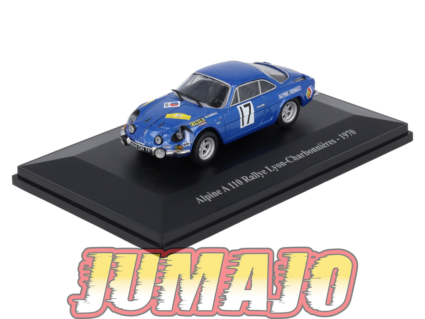 ALP52 Voiture 1/43 Eligor RENAULT Alpine A 110 Lyon Charbonnières 1970 #17