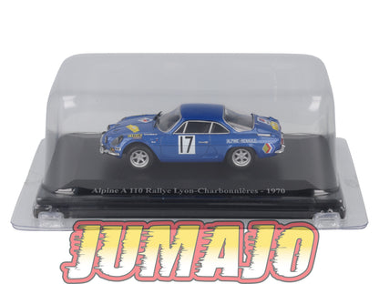 ALP52 Voiture 1/43 Eligor RENAULT Alpine A 110 Lyon Charbonnières 1970 #17