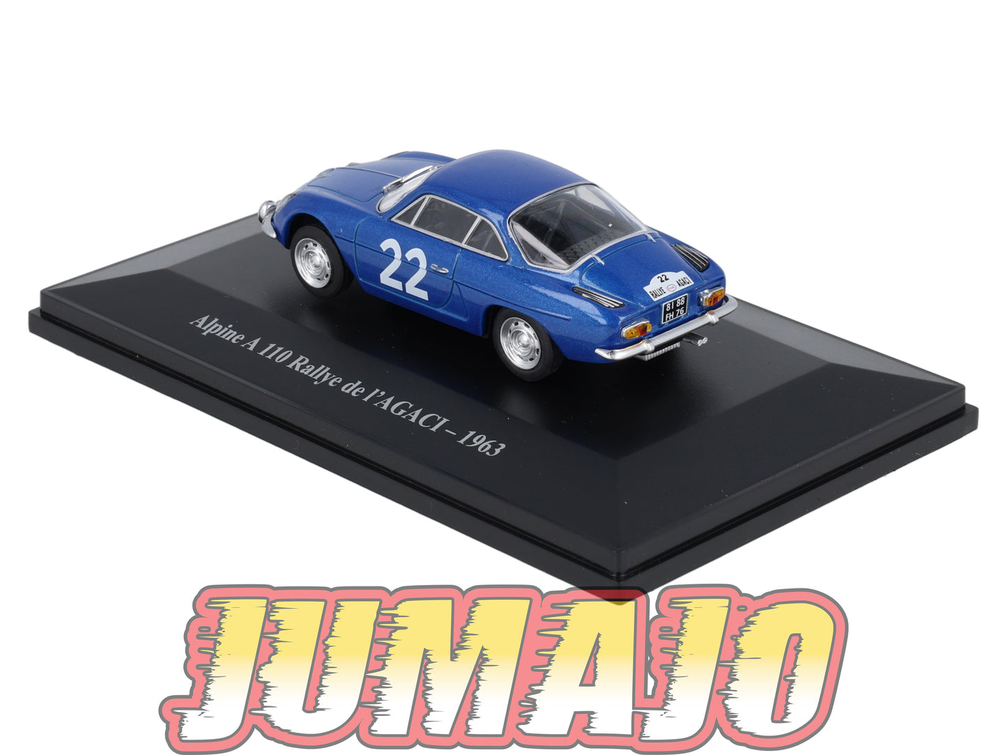ALP55 Voiture 1/43 Eligor RENAULT Alpine A 110 Rallye de l'AGACI 1963 #22