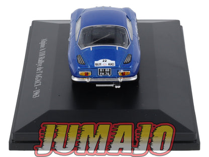 ALP55 Voiture 1/43 Eligor RENAULT Alpine A 110 Rallye de l'AGACI 1963 #22