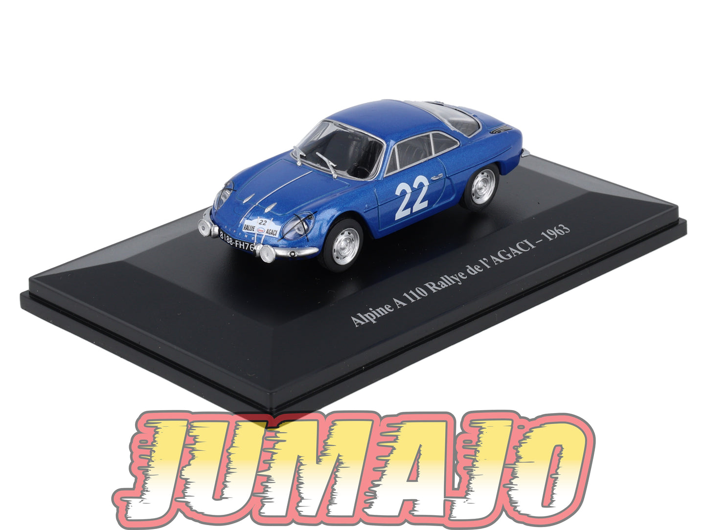 ALP55 Voiture 1/43 Eligor RENAULT Alpine A 110 Rallye de l'AGACI 1963 #22