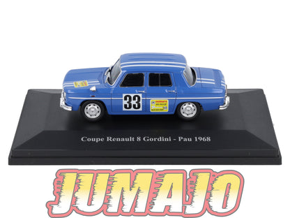 ALP5 Voiture 1/43 Eligor RENAULT Coupe 8 Gordini Pau 1968 #33