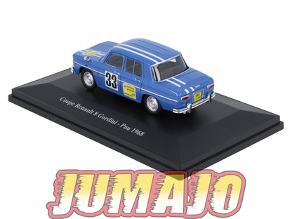 ALP5 Voiture 1/43 Eligor RENAULT Coupe 8 Gordini Pau 1968 #33