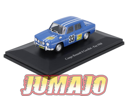 ALP5 Voiture 1/43 Eligor RENAULT Coupe 8 Gordini Pau 1968 #33