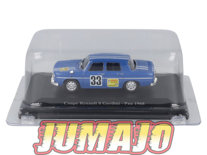 ALP5 Voiture 1/43 Eligor RENAULT Coupe 8 Gordini Pau 1968 #33