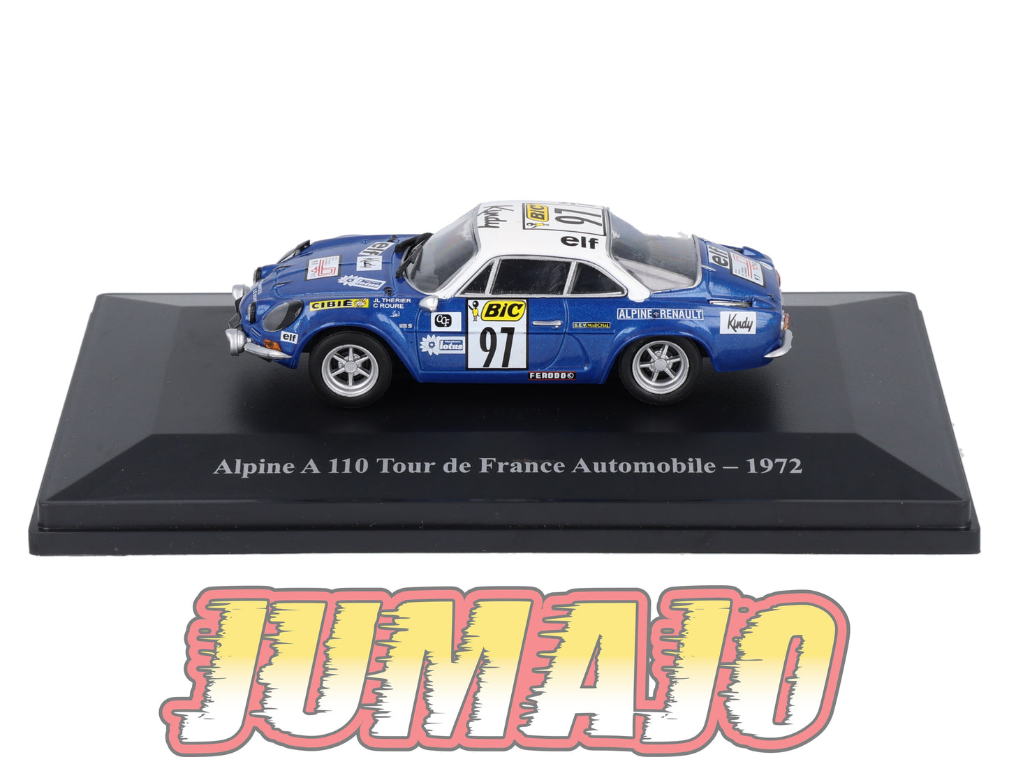 ALP61 Voiture 1/43 Eligor RENAULT Alpine A 110 Tour de France Automobile #97 1972