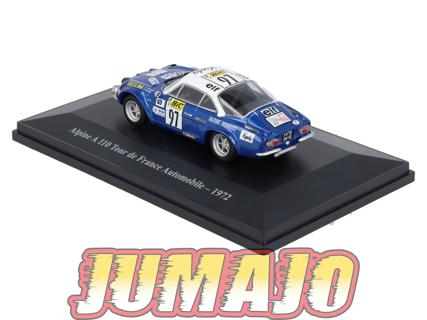 ALP61 Voiture 1/43 Eligor RENAULT Alpine A 110 Tour de France Automobile #97 1972