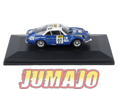 ALP61 Voiture 1/43 Eligor RENAULT Alpine A 110 Tour de France Automobile #97 1972