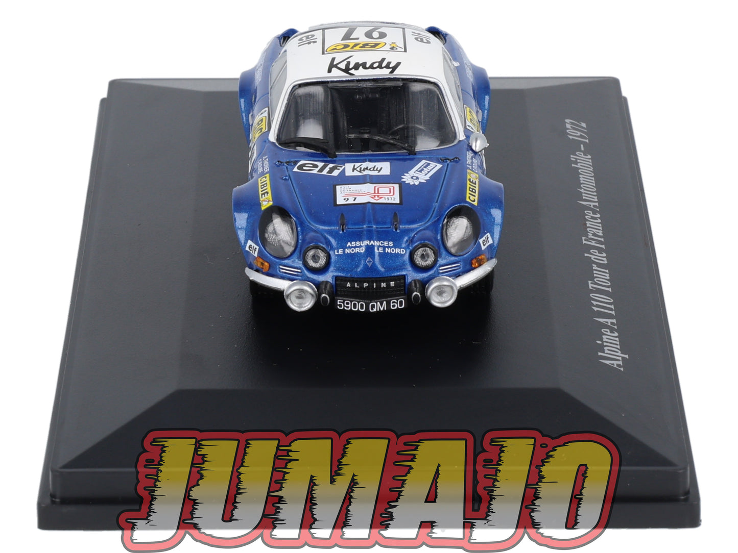 ALP61 Voiture 1/43 Eligor RENAULT Alpine A 110 Tour de France Automobile #97 1972